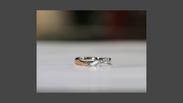 結婚指輪　プラチナ　ピンクゴールド　レディース