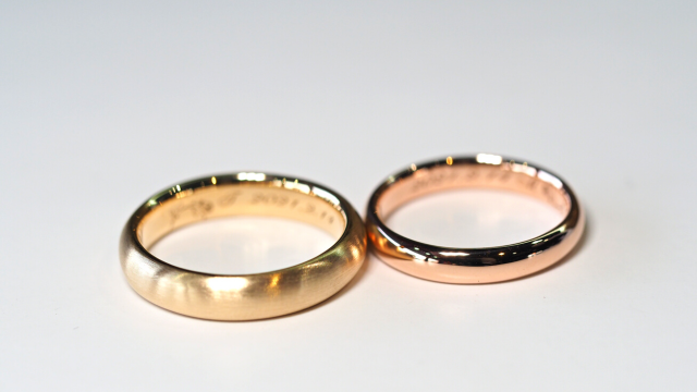 結婚指輪　シンプルデザイン